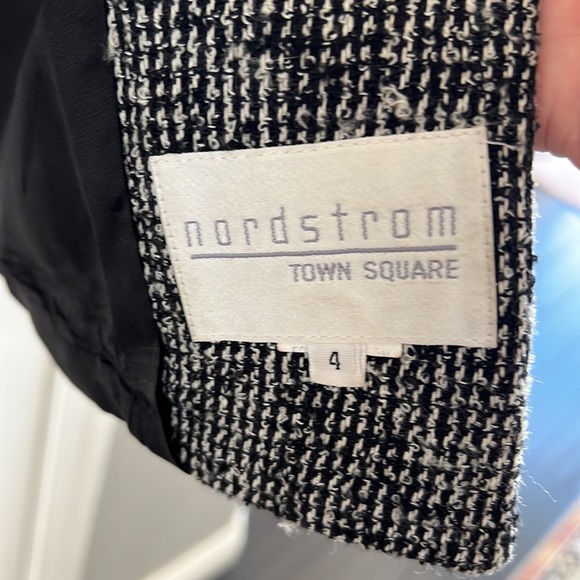 Beautiful tweed jacket middle arm sleeves size 4 - Picture 5 of 10